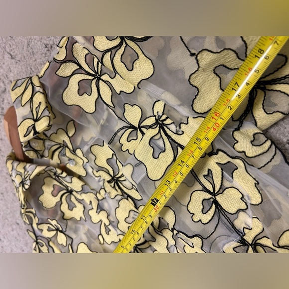 Maje NWOT S  “reality” organza dress never worn. See pics for full description - Picture 11 of 14